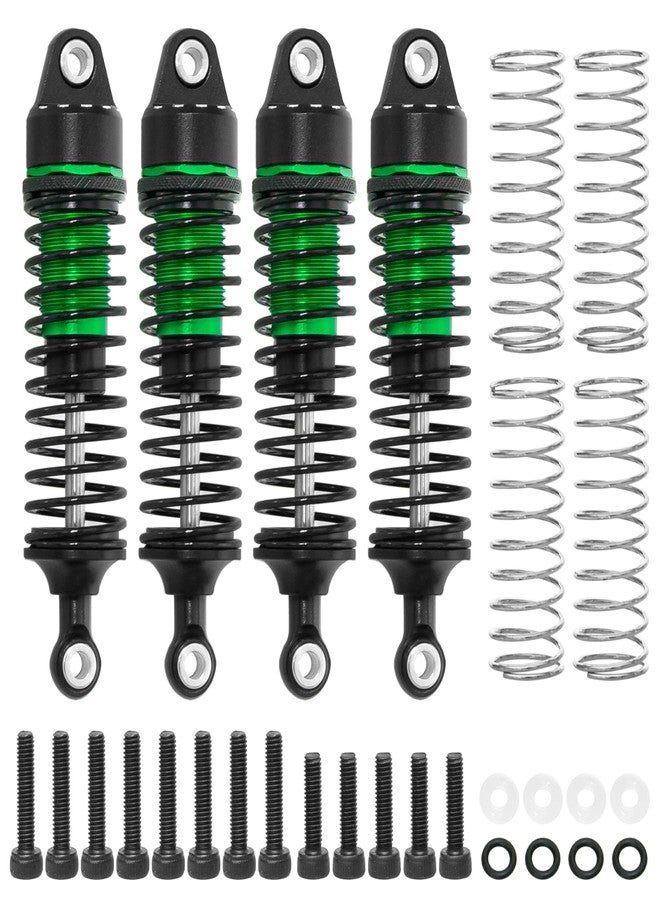LRFHL RC Shock Absorber Set Aluminum Adjustable Shock Damper for Arrma 1/18 Granite Grom 1/16 Mojave Grom 1/14 Typhon Grom RC Truck Upgrade Parts (4PCS, Green) - Image 1